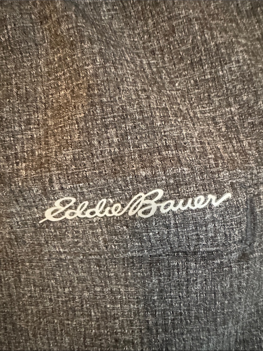 New with Tags Eddie Bauer Heather Gray Flat Front Men’s Shorts Adjustable Waist - Picture 4 of 11